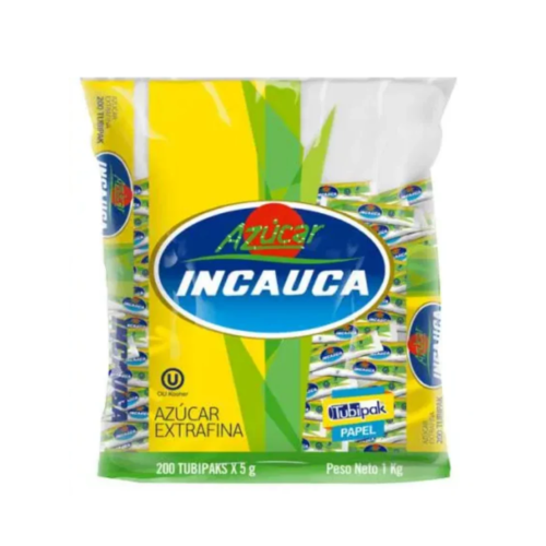 Azúcar Incauca tubipak x 200 unidades